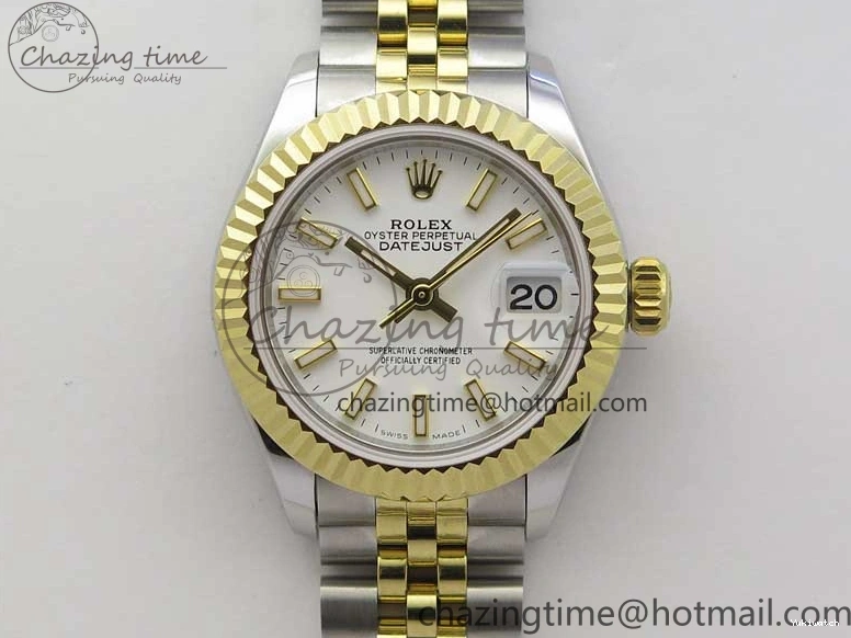 Jubilee SS Maker Datejust Best 279173 BP ETA2671 YG YG Bracelet Edition SS Dial 28mm on White 0112